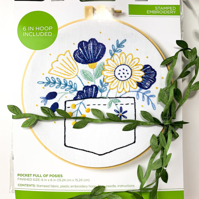 Pocket Full of Posies Embroidery Kit