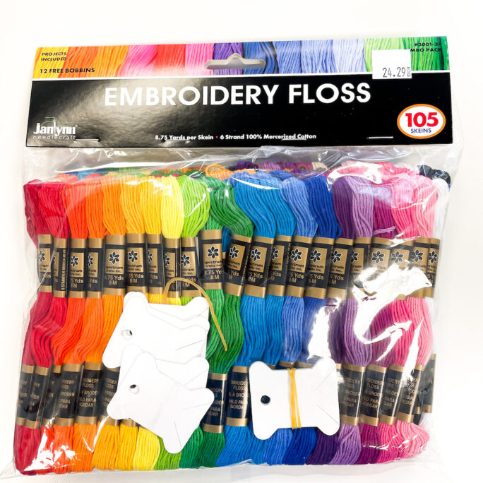 Embroidery Floss Pack (105 skeins)
