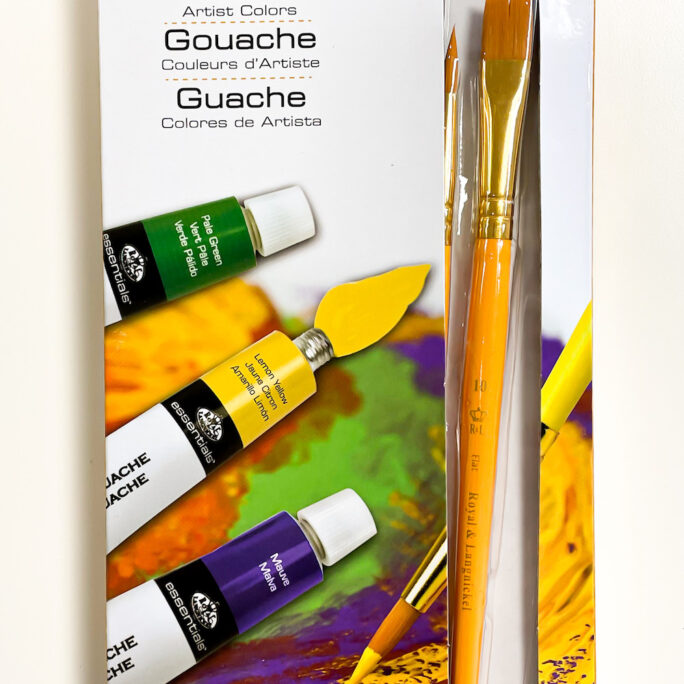 Gouache and Gold Leaf Painting ProjPack