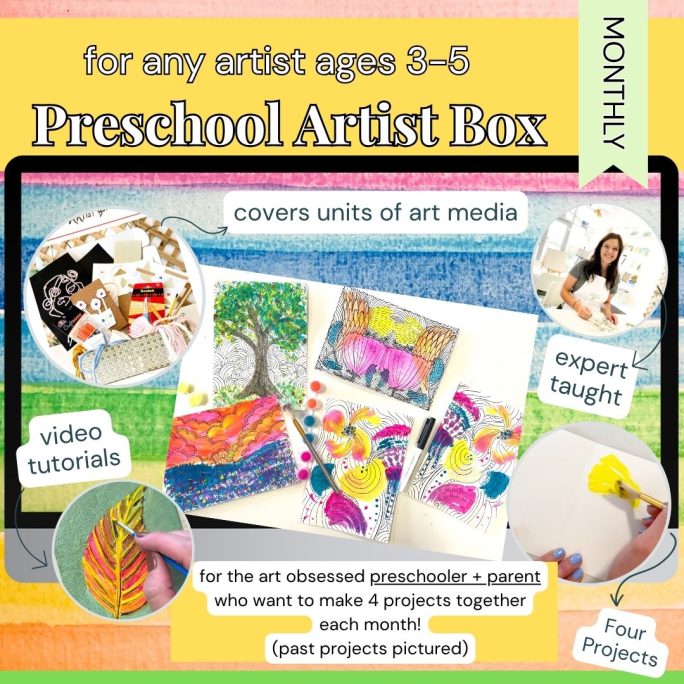 Preschool Artist Box Monthly
