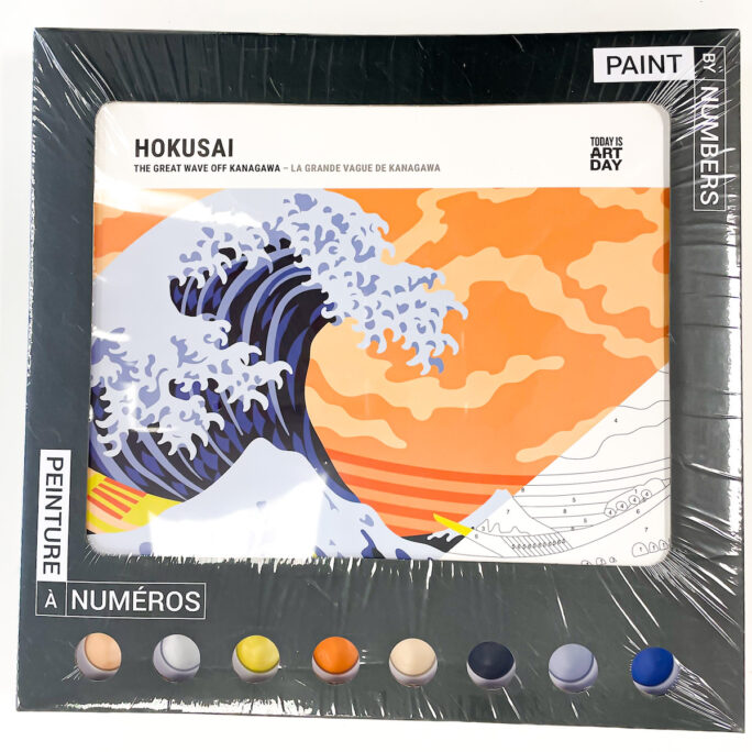Hokusai 'Today is Art Day' Paint by Numbers