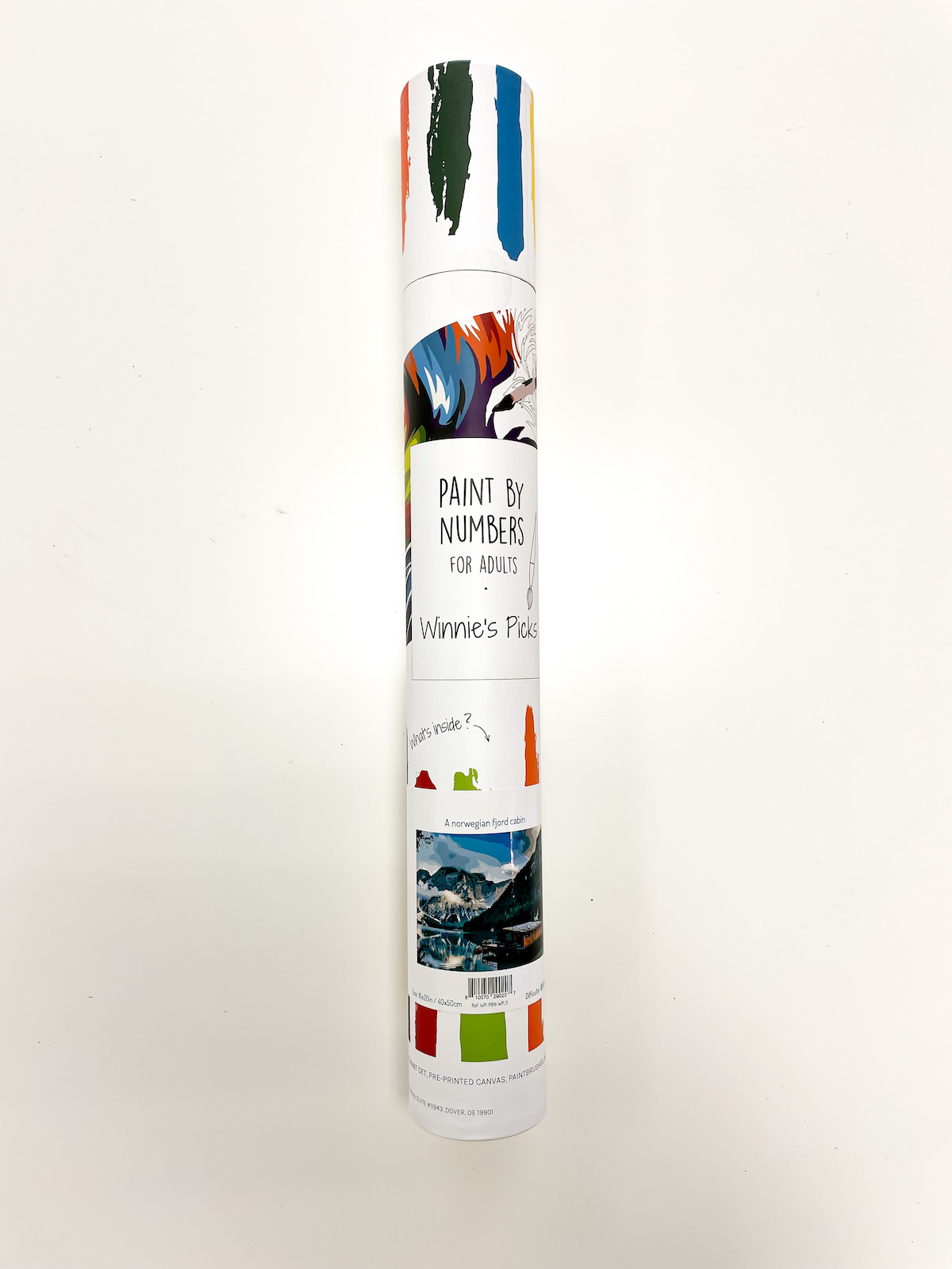 Winnie's Picks A Norwegian Fjord Cabin Adult Paint by Numbers Kit