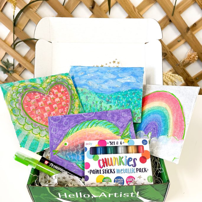 Chunky Paint Stick Painting Kit