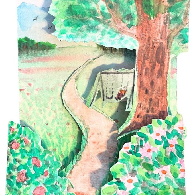 Kids Diorama Project - foreground, middleground, background